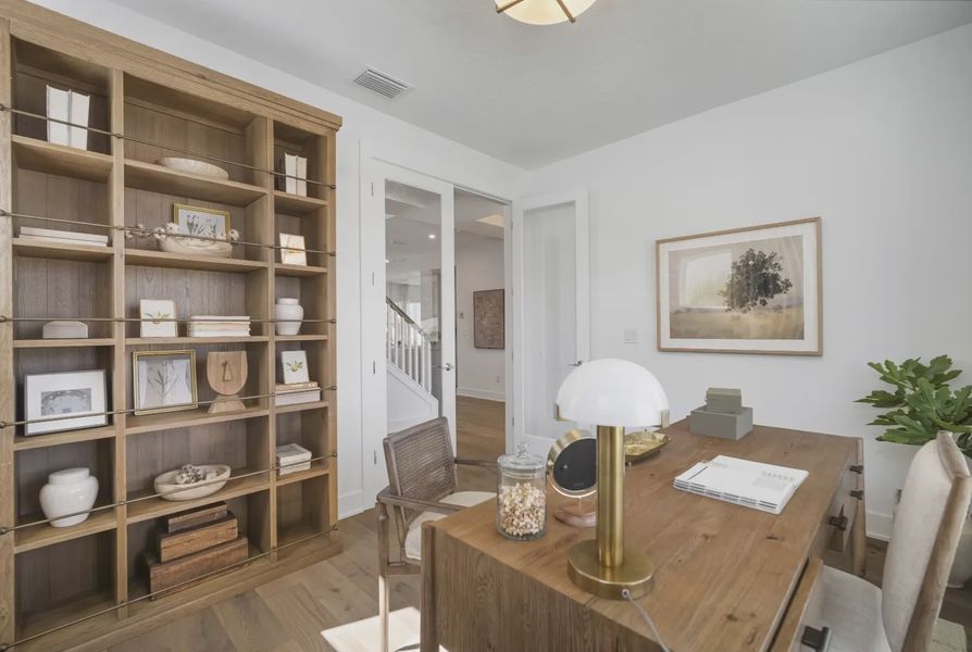 Furnished interior in a model home at Rye Ranch in Parrish (Image 12).