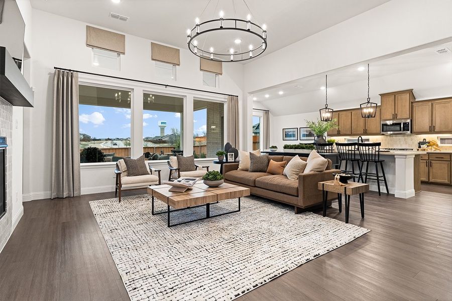 Furnished interior in a model home at Heartland in Heartland (Image 5).