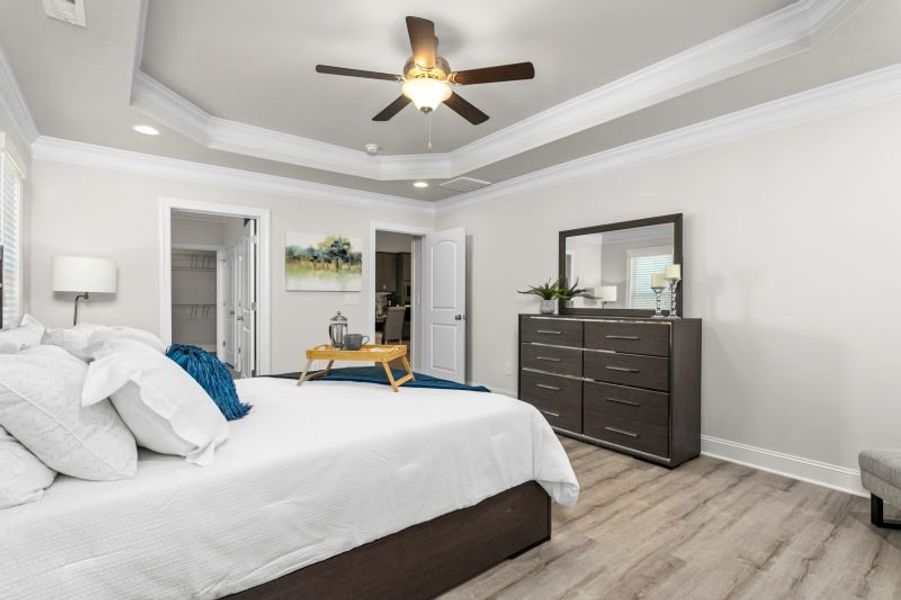 Furnished interior in a model home at Northborough in Colfax (Image 67).