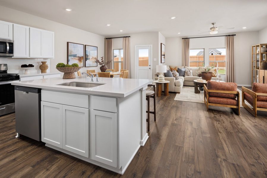 Furnished interior in a model home at Heartland in Heartland (Image 10).