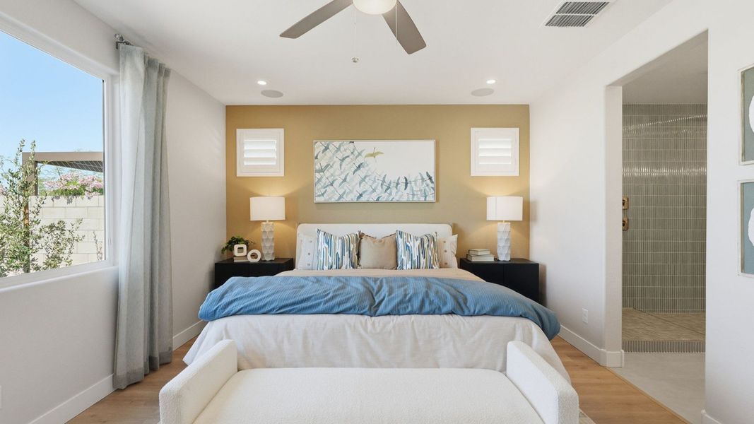 Furnished interior in a model home at Teravalis in Buckeye (Image 38).