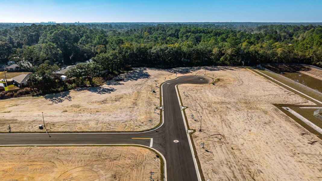 Site preparation and early development at Buckeye's Landing in Navarre, FL (Image 24).