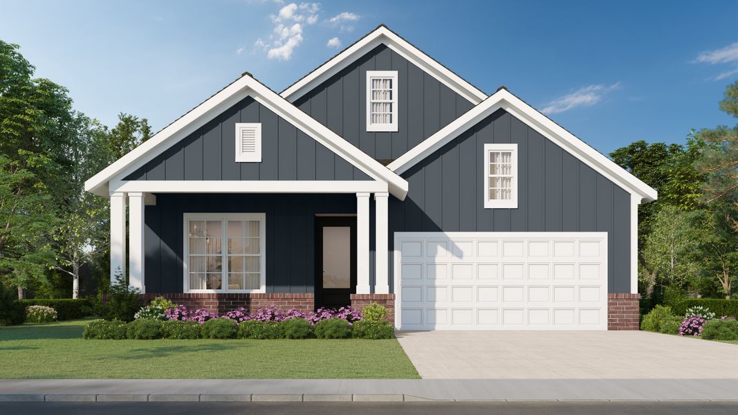Front exterior of a home in the Amherst community, located in Cordova, TN (Image 15).