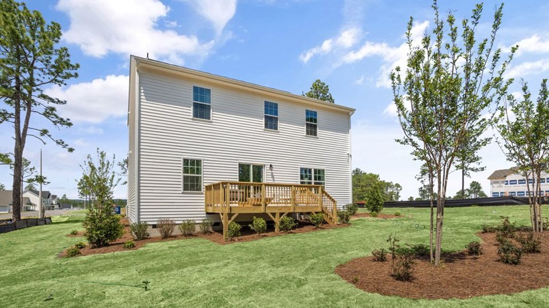 Front exterior of a home in the Gretchen Pines community, located in West End, NC (Image 17). Front exterior of a home in the Gretchen Pines community, located in West End, NC (Image 17).
