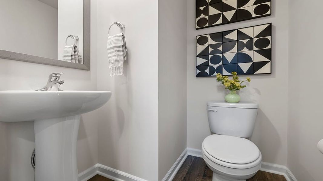 Furnished interior in a model home at Harrier Point in Woodruff (Image 16).