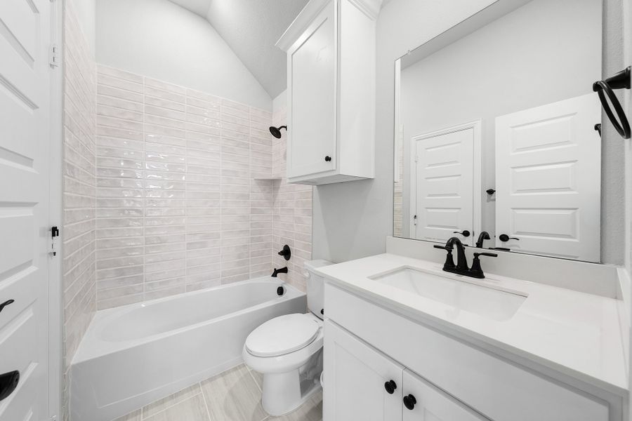 Furnished interior in a model home at Levante in Waxahachie (Image 23).
