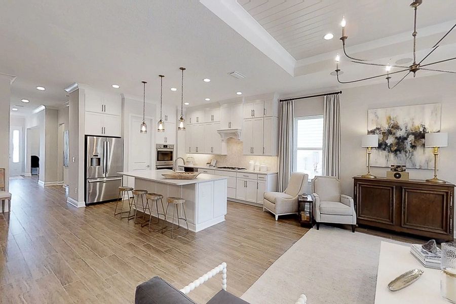 Furnished interior in a model home at Heritage Trace in Nocatee in Ponte Vedra (Image 50). Furnished interior in a model home at Heritage Trace in Nocatee in Ponte Vedra (Image 50).