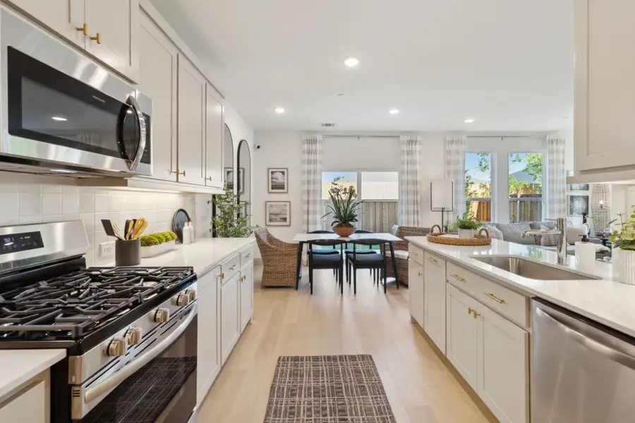 Furnished interior in a model home at Midtown GP in Grand Prairie (Image 7).