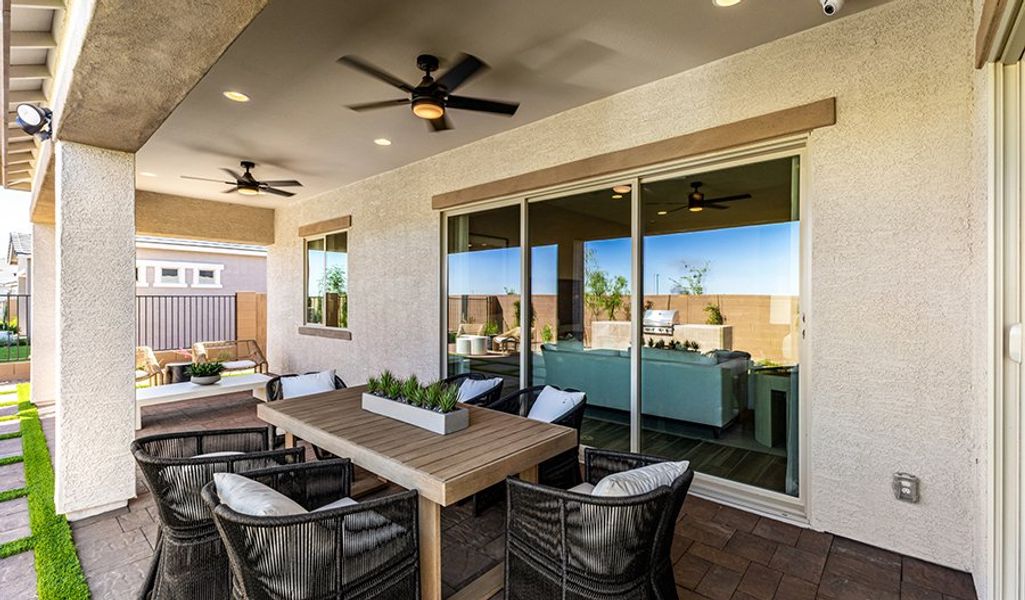 Exterior details of a home in Retreat at White Tank Foothills, Waddell (Image 16).