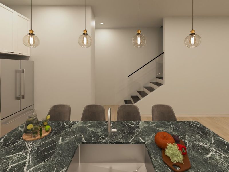 Furnished interior in a model home at Silver Falls in Houston (Image 24).