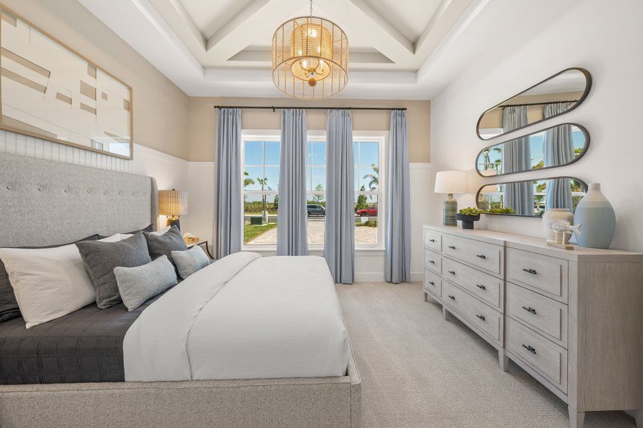 Furnished interior in a model home at Palmera at Wellen Park in Venice (Image 23).