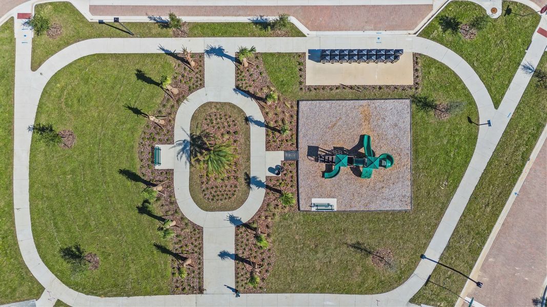 Parkview at Hamlin by DRB Homes features a fun playground and scenic trails—perfect for families to play, explore, and unwind