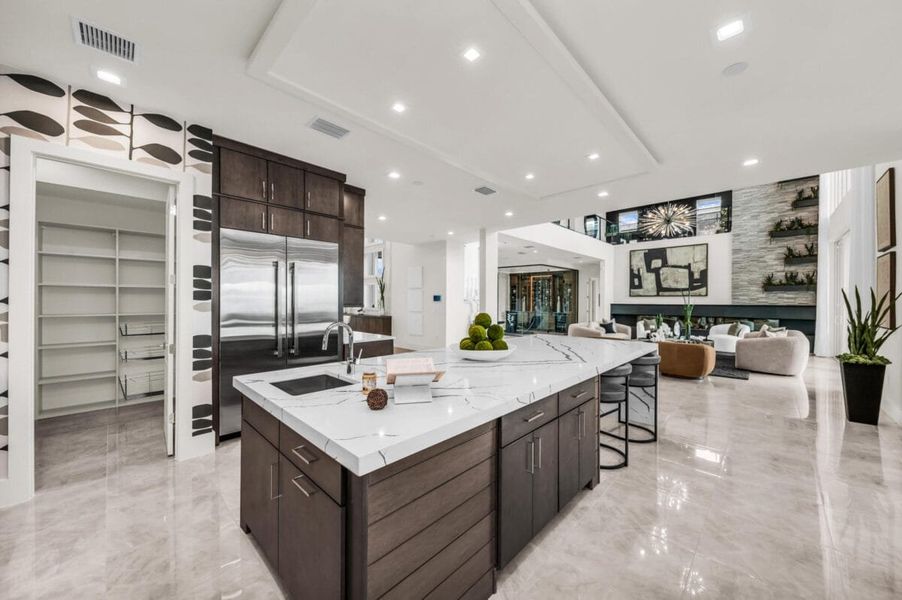 Furnished interior in a model home at Legends Bay in Bradenton (Image 178).