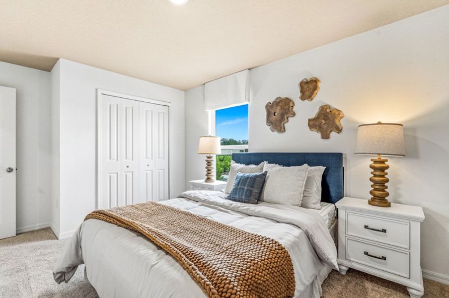 Furnished interior in a model home at Tillman Oaks in Wildwood (Image 33).