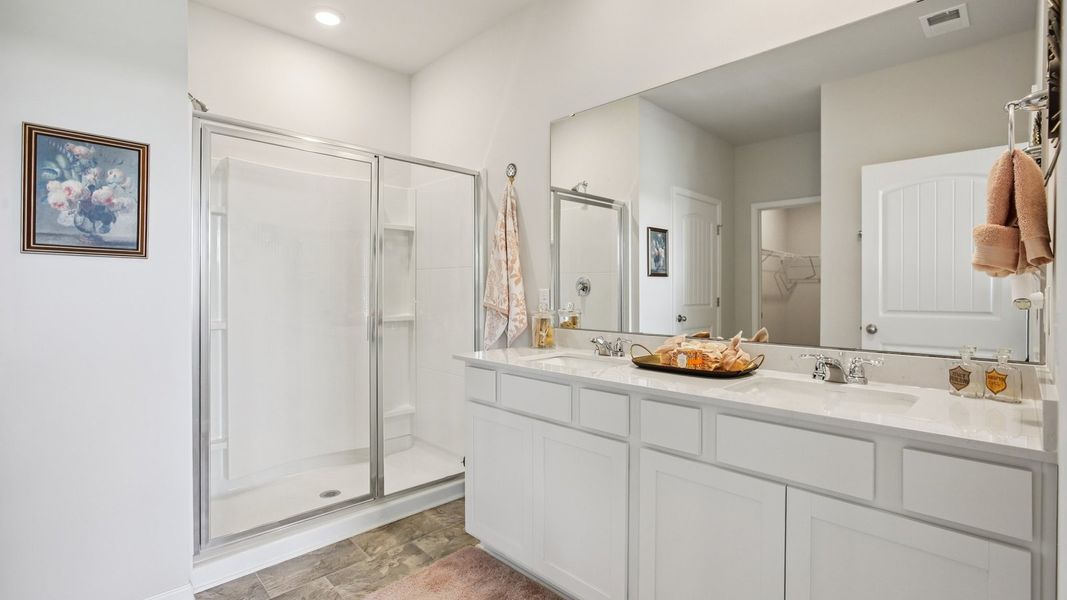 Furnished interior in a model home at The Parks in White House (Image 41). Furnished interior in a model home at The Parks in White House (Image 41).