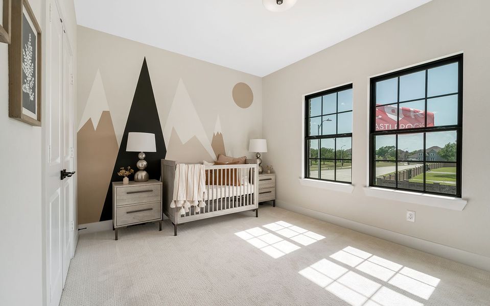 Furnished interior in a model home at Marvida in Cypress (Image 51).