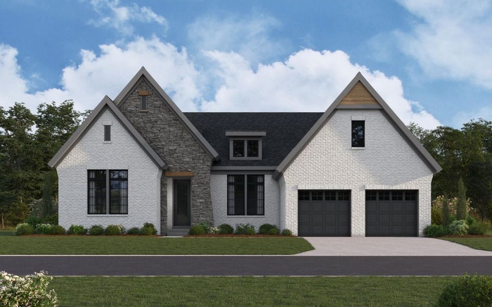 Front exterior of a home in the Watson at Flowers Plantation community, located in Clayton, NC (Image 5).
