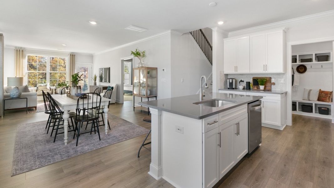 Furnished interior in a model home at Lybrook Village in Bermuda Run (Image 3). Furnished interior in a model home at Lybrook Village in Bermuda Run (Image 3).