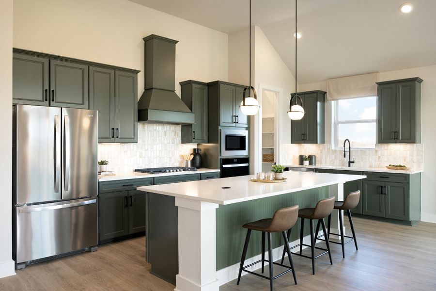 Furnished interior in a model home at Veranda: Premier in San Antonio (Image 11).