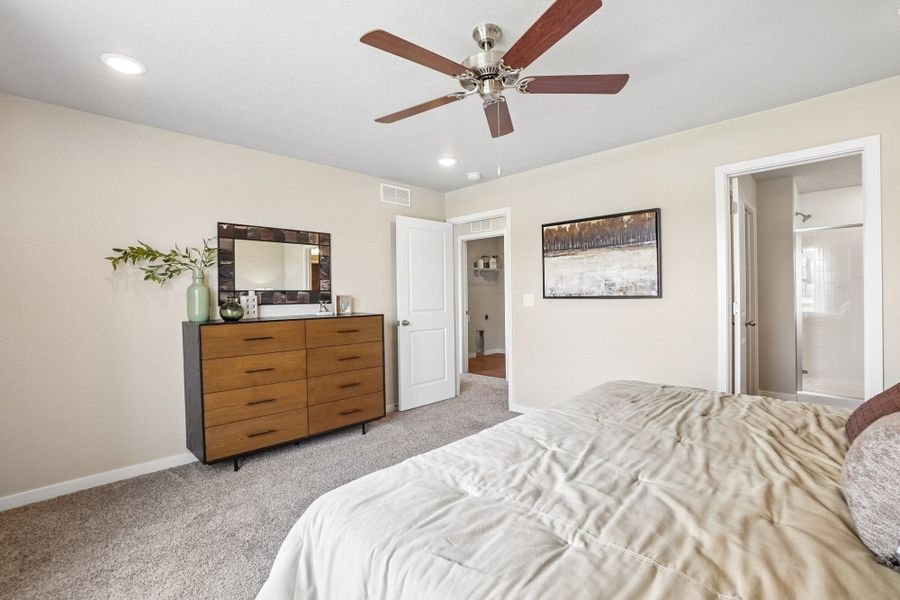 Furnished interior in a model home at Aspen Ranch in Fountain (Image 32).