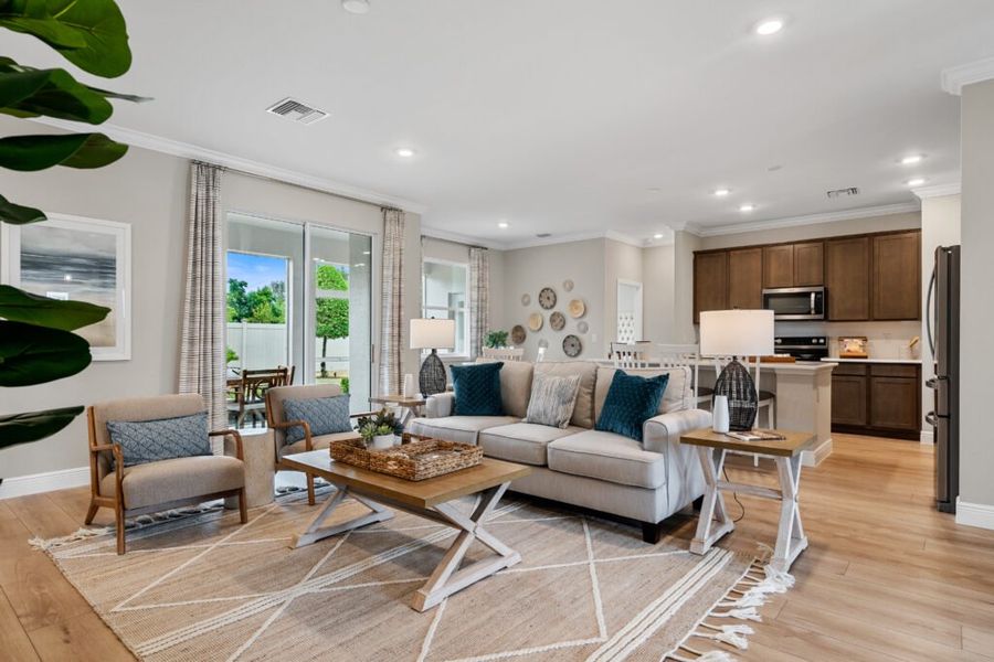 Furnished interior in a model home at Cape Coral in Cape Coral (Image 4).