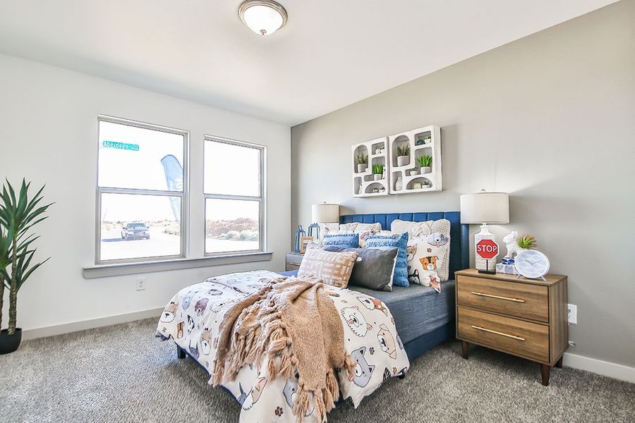 Furnished interior in a model home at Abbey Glen in Lubbock (Image 4). Furnished interior in a model home at Abbey Glen in Lubbock (Image 4).