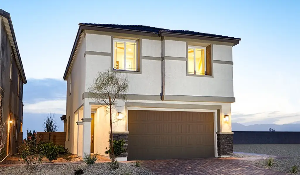 Front exterior of a home in the Seasons at Star Valley community, located in Tucson, AZ (Image 2).