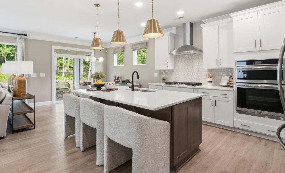 Furnished interior in a model home at Highland Bluff in Aiken (Image 3).