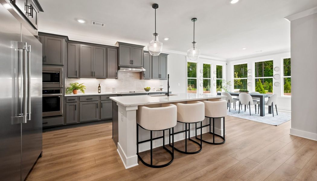 Furnished interior in a model home at Fowler Farms in Auburn (Image 70).
