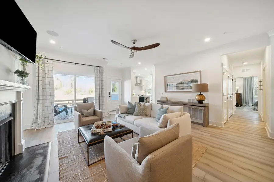 Furnished interior in a model home at Middleborough Condos at Shadowmoss in Charleston (Image 8).