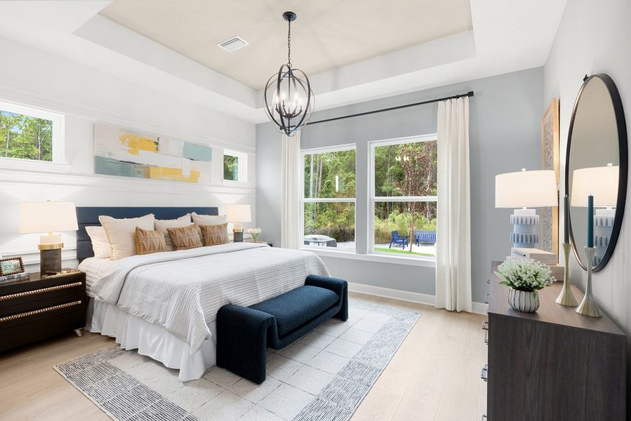 Furnished interior in a model home at Evergreen Island at Silverleaf - Executive in St. Augustine (Image 8).