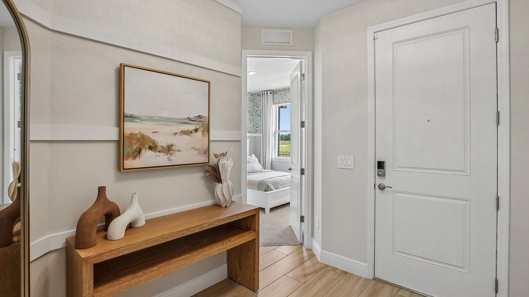 Furnished interior in a model home at Hammock at Two Rivers in Zephyrhills (Image 97).
