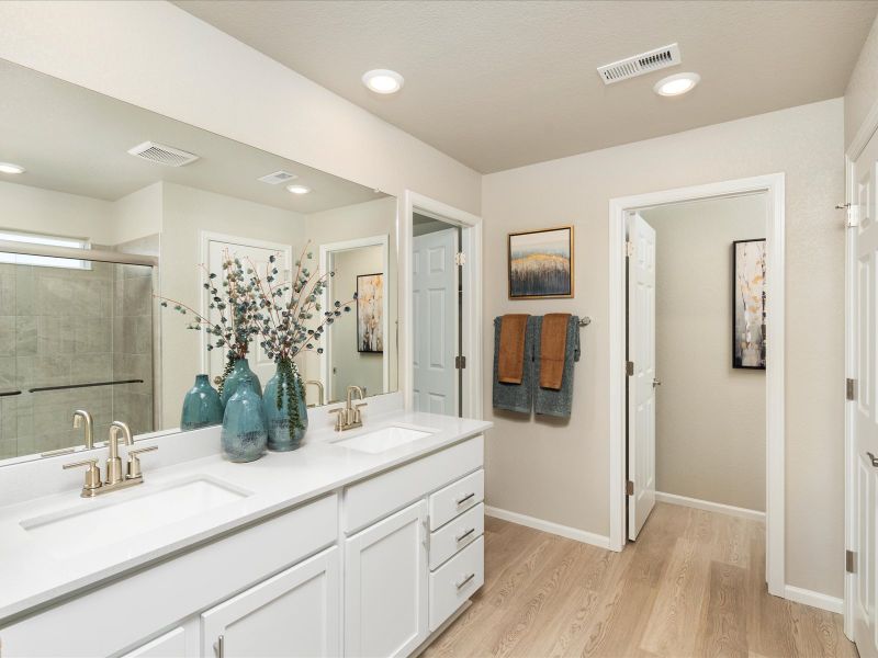 The Chatfield floorplan interior image taken at a Meritage Homes community in Colorado Springs