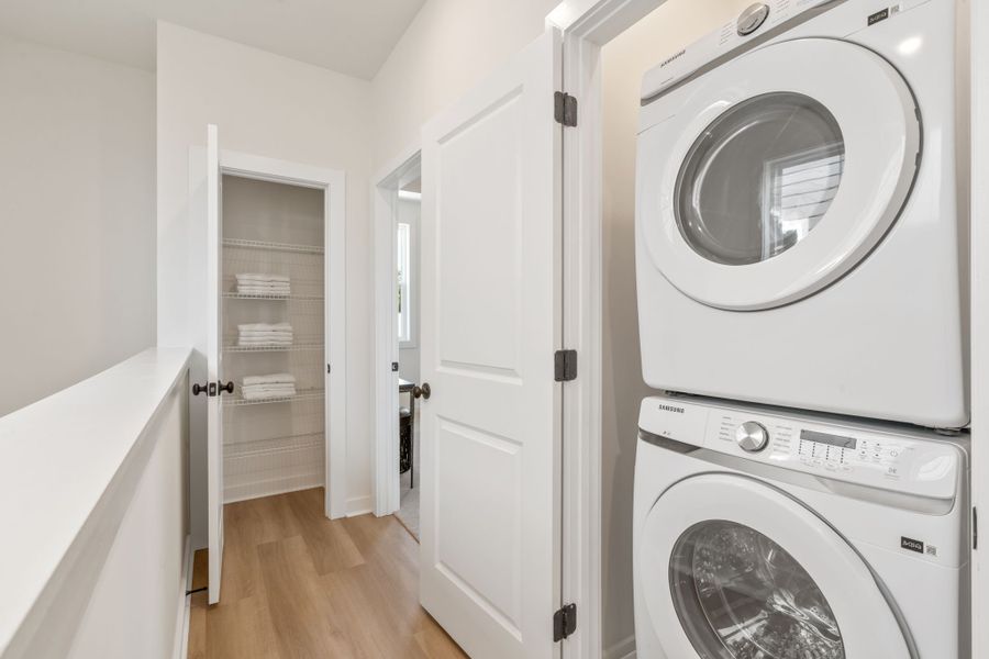 Furnished interior in a model home at Array in Atlanta (Image 57).