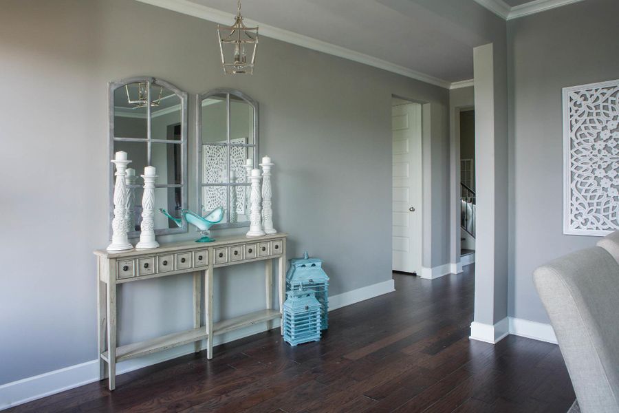 Furnished interior in a model home at White Oak in Arlington (Image 29).