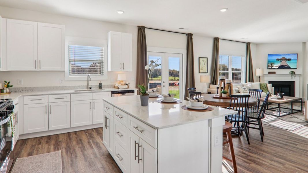 Furnished interior in a model home at Fieldcrest Acres in Blountville (Image 6). Furnished interior in a model home at Fieldcrest Acres in Blountville (Image 6).