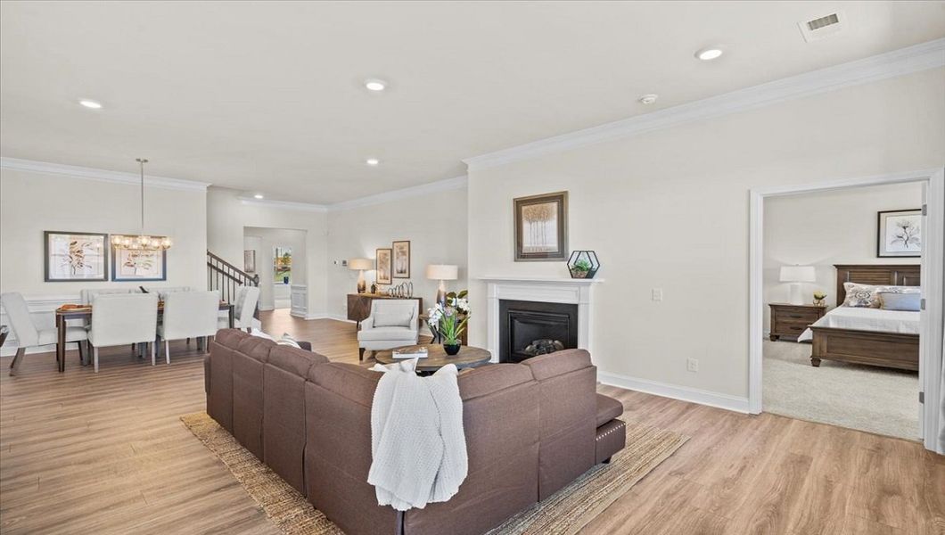 Furnished interior in a model home at The Villas at Pine Valley in Boiling Springs (Image 16). Furnished interior in a model home at The Villas at Pine Valley in Boiling Springs (Image 16).