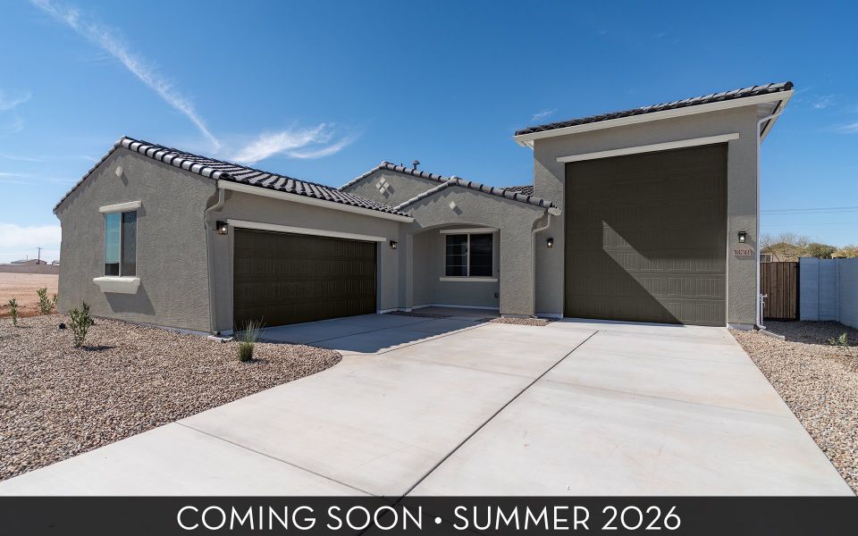 Front exterior of a home in the McCartney Center community, located in Casa Grande, AZ (Image 1).
