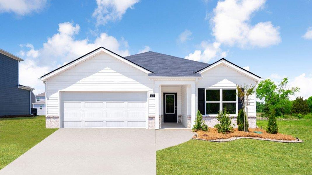 Front exterior of a home in the Bayview at Harbor Crest community, located in Ooltewah, TN (Image 2).