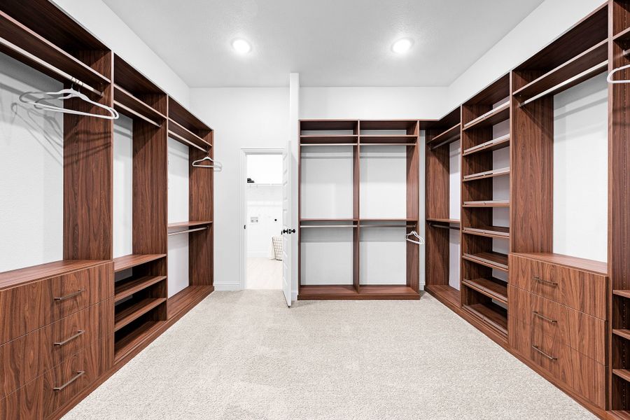 Furnished interior in a model home at Forest Ridge Estates in Greenville (Image 19).