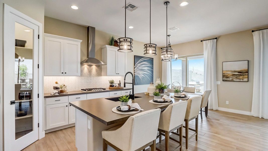 Furnished interior in a model home at Canyon Views - Hacienda in Litchfield Park (Image 31).