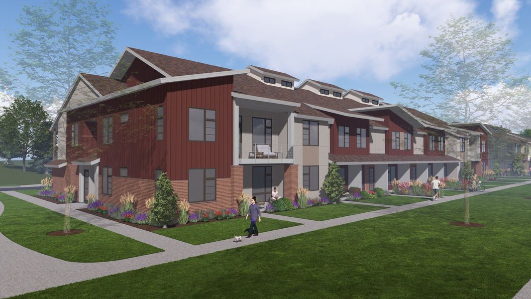 Front exterior of a home in the Northfield at Old Town community, located in Fort Collins, CO (Image 8).
