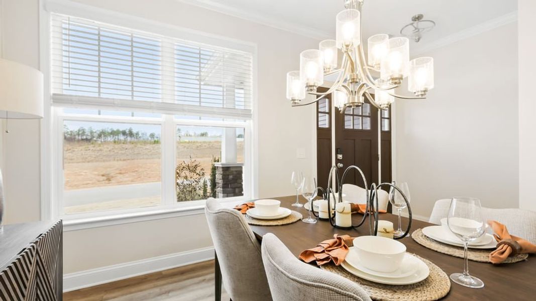 Furnished interior in a model home at Ravencrest in Roebuck (Image 8).