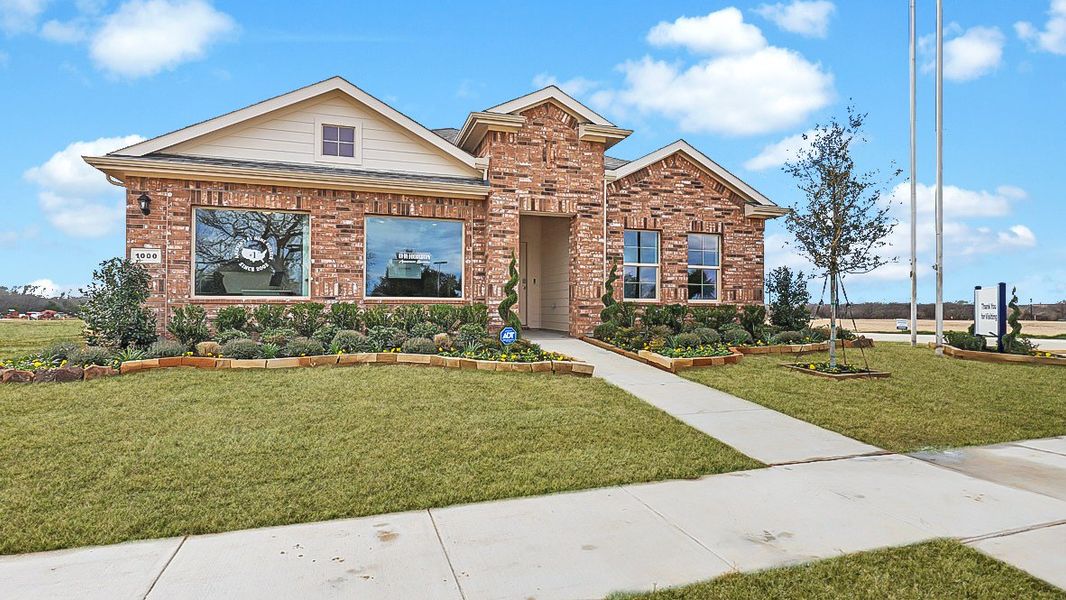 Front exterior of a home in the Lankford Farms community, located in Cleburne, TX (Image 3).