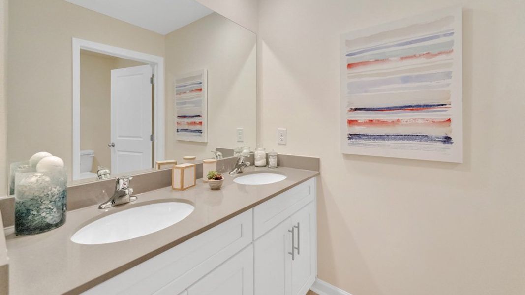 Furnished interior in a model home at Magnolia Ridge in Blountville (Image 31). Furnished interior in a model home at Magnolia Ridge in Blountville (Image 31).