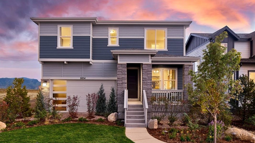 Image 1 of the Trails at Crowfoot Town Collection community in Parker, CO. Image 1 of the Trails at Crowfoot Town Collection community in Parker, CO.