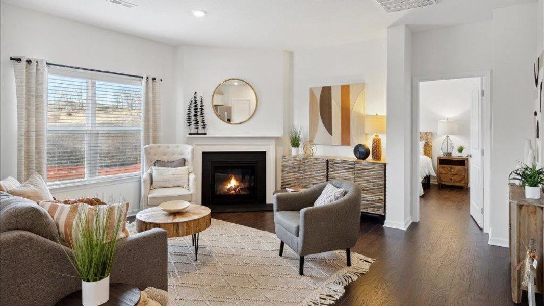 Furnished interior in a model home at Saint Andrews Garth in Kingsport (Image 7).