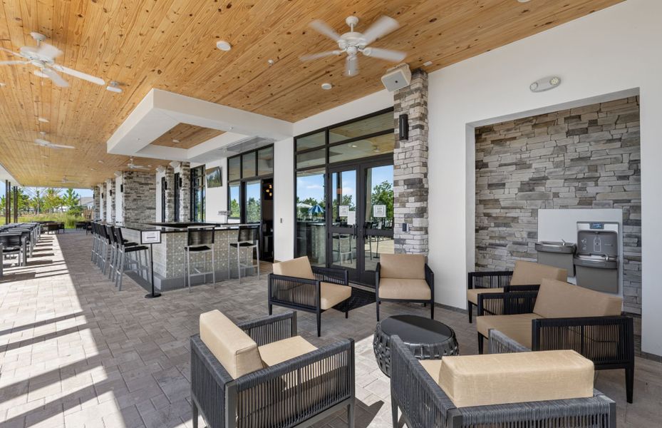 Enjoy our Indoor/Outdoor Bar Enjoy our Indoor/Outdoor Bar