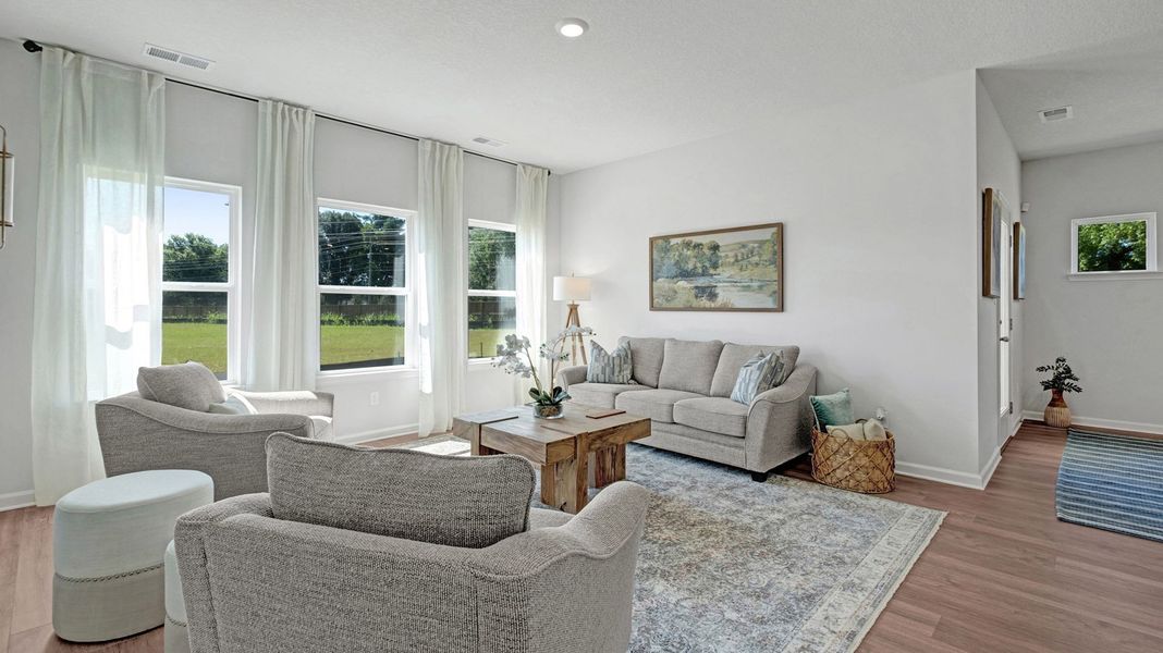 Furnished interior in a model home at Shiloh Springs in Jackson (Image 22).