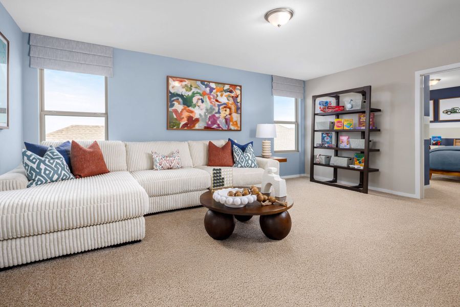 Furnished interior in a model home at Heartland in Heartland (Image 37).